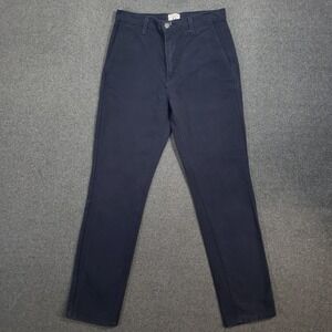 Rustic Dime Canvas Pants Mens 28 Navy Blue Workwear 31" Insean Chino Heavyweight